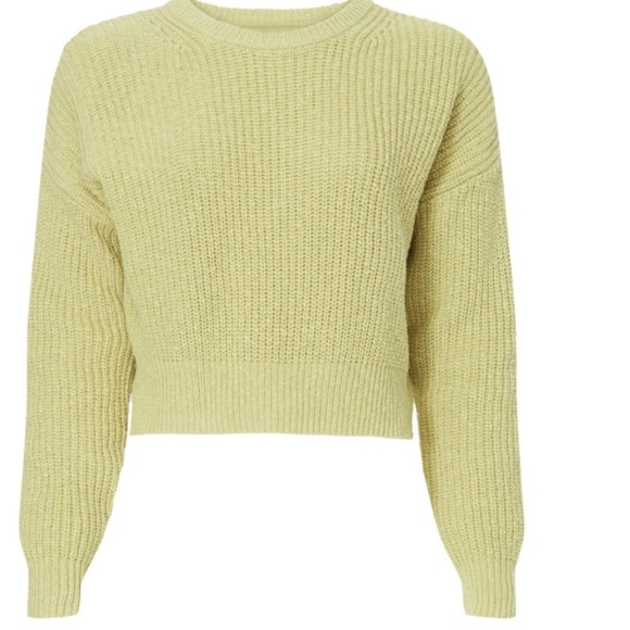 Madewell Textural-Knit Pullover Sweater in Green Large - Picture 2 of 10